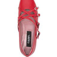CAREL PARIS Eloise Ballet Flats In Red