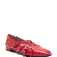 CAREL PARIS Eloise Ballet Flats In Red
