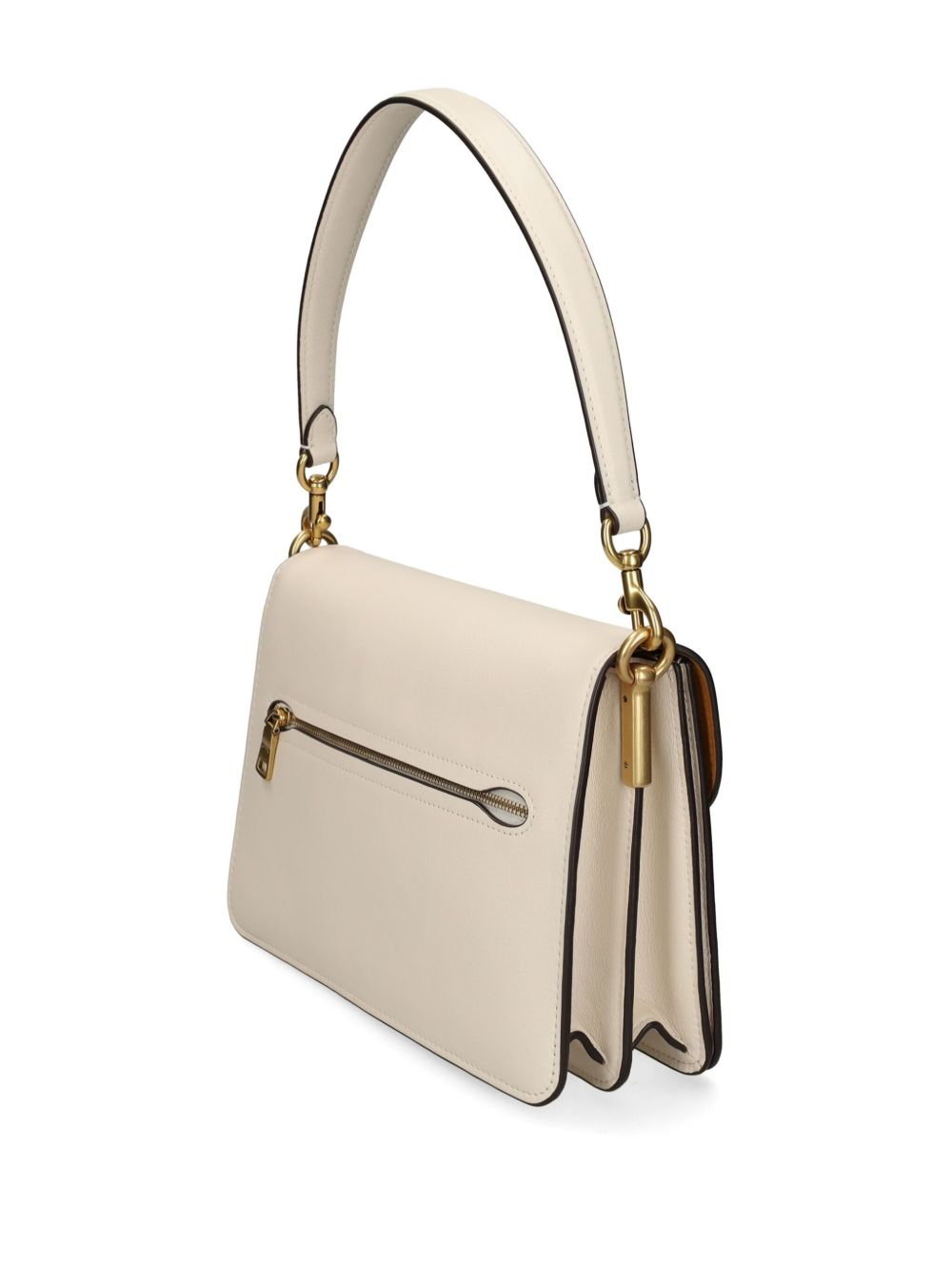 Coach Chain Tabby Shoulder Bag In White