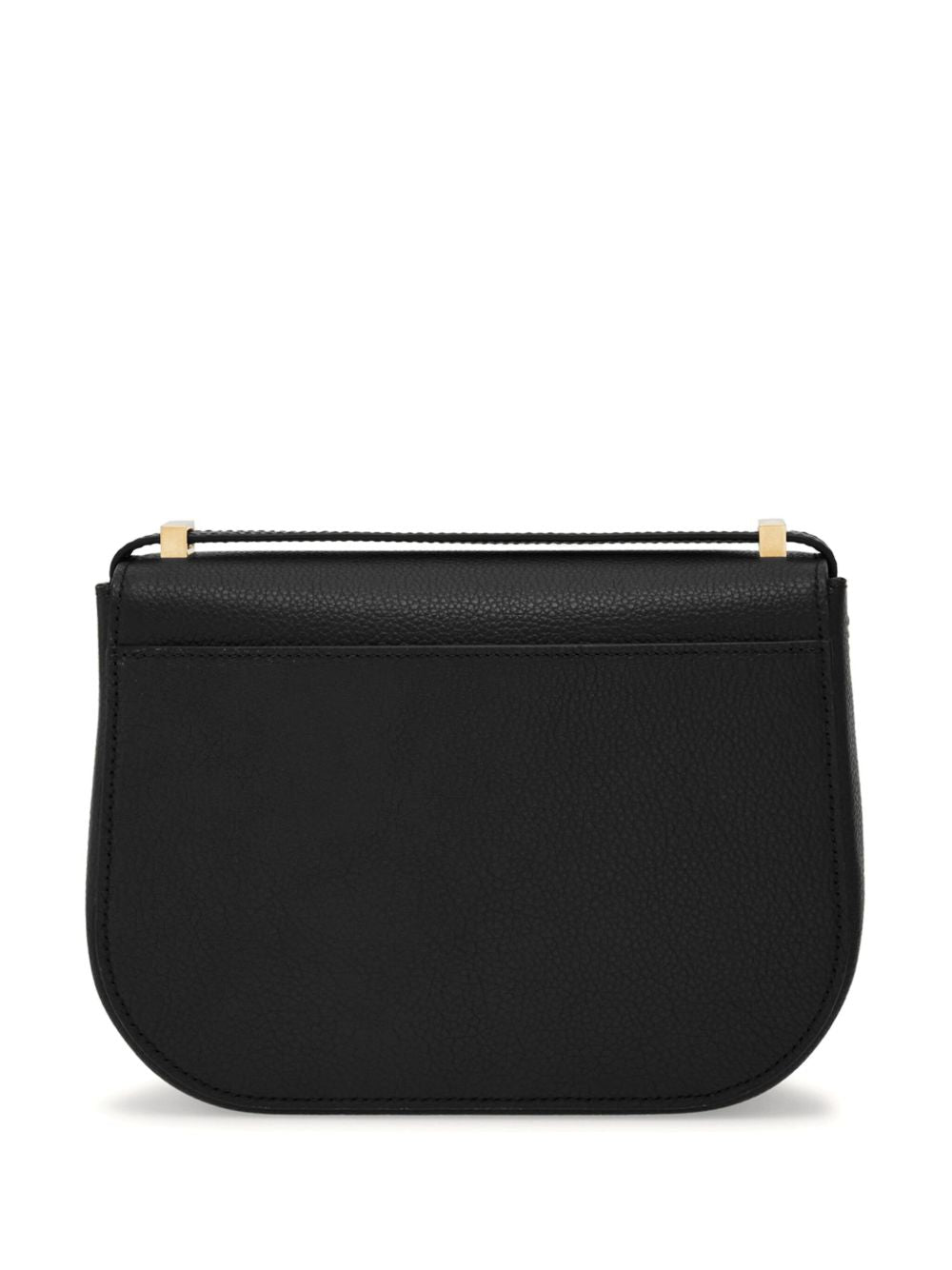 Ferragamo Double Gancini Crossbody Bag In Black