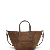 Brunello Cucinelli Mini BC Duo Leather Crossbody Bag