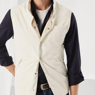 Brunello Cucinelli Water Resistant Vest In White