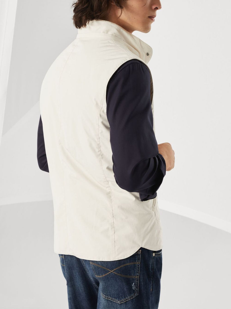 Brunello Cucinelli Water Resistant Vest In White
