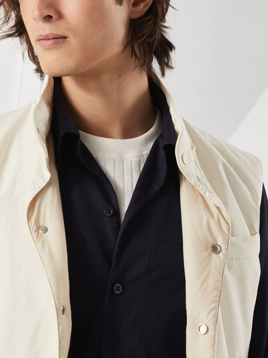 Brunello Cucinelli Water Resistant Vest In White