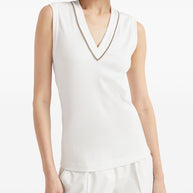 Brunello Cucinelli Top In White