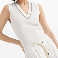 Brunello Cucinelli Top In White