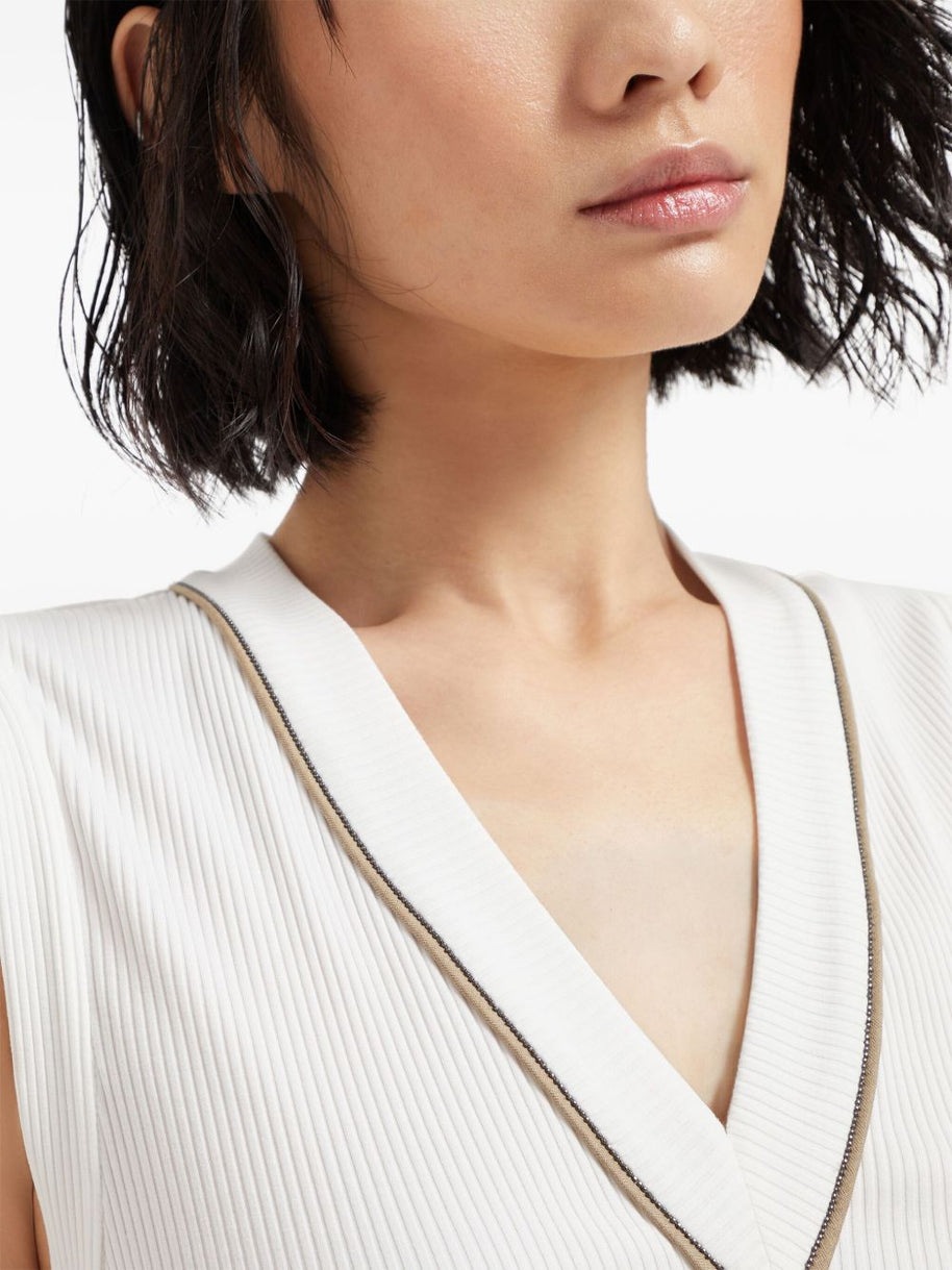 Brunello Cucinelli Top In White