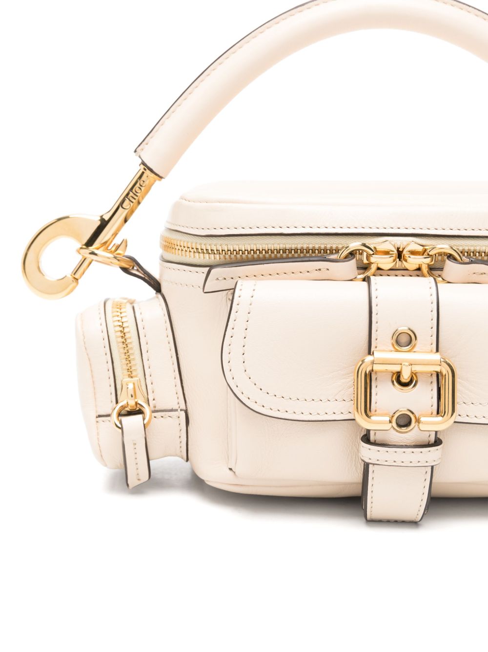 Chloè Small Camera Bag In Beige