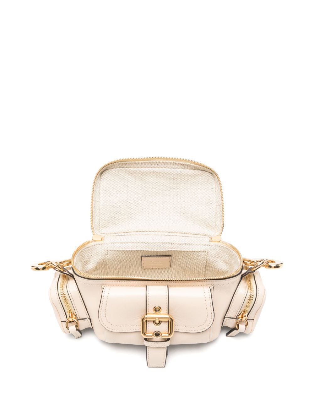 Chloè Small Camera Bag In Beige