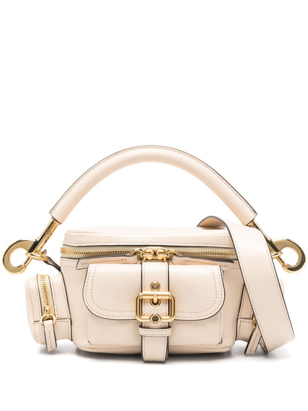 Chloè Small Camera Bag In Beige