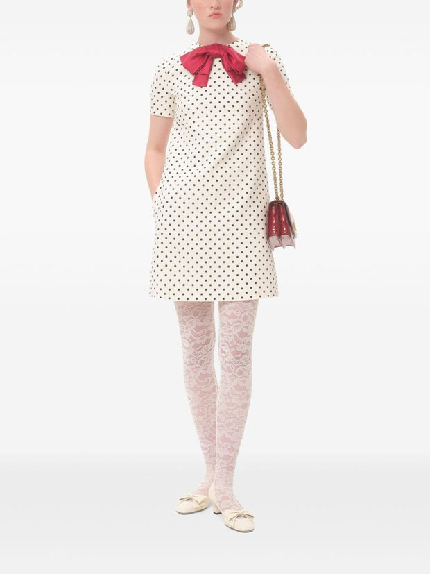 Valentino Polka Dot Mini Dress