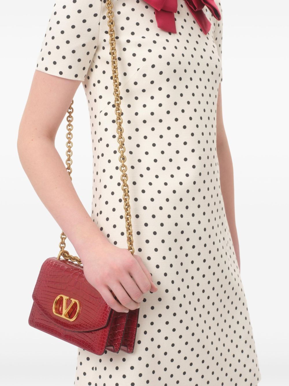 Valentino Polka Dot Mini Dress