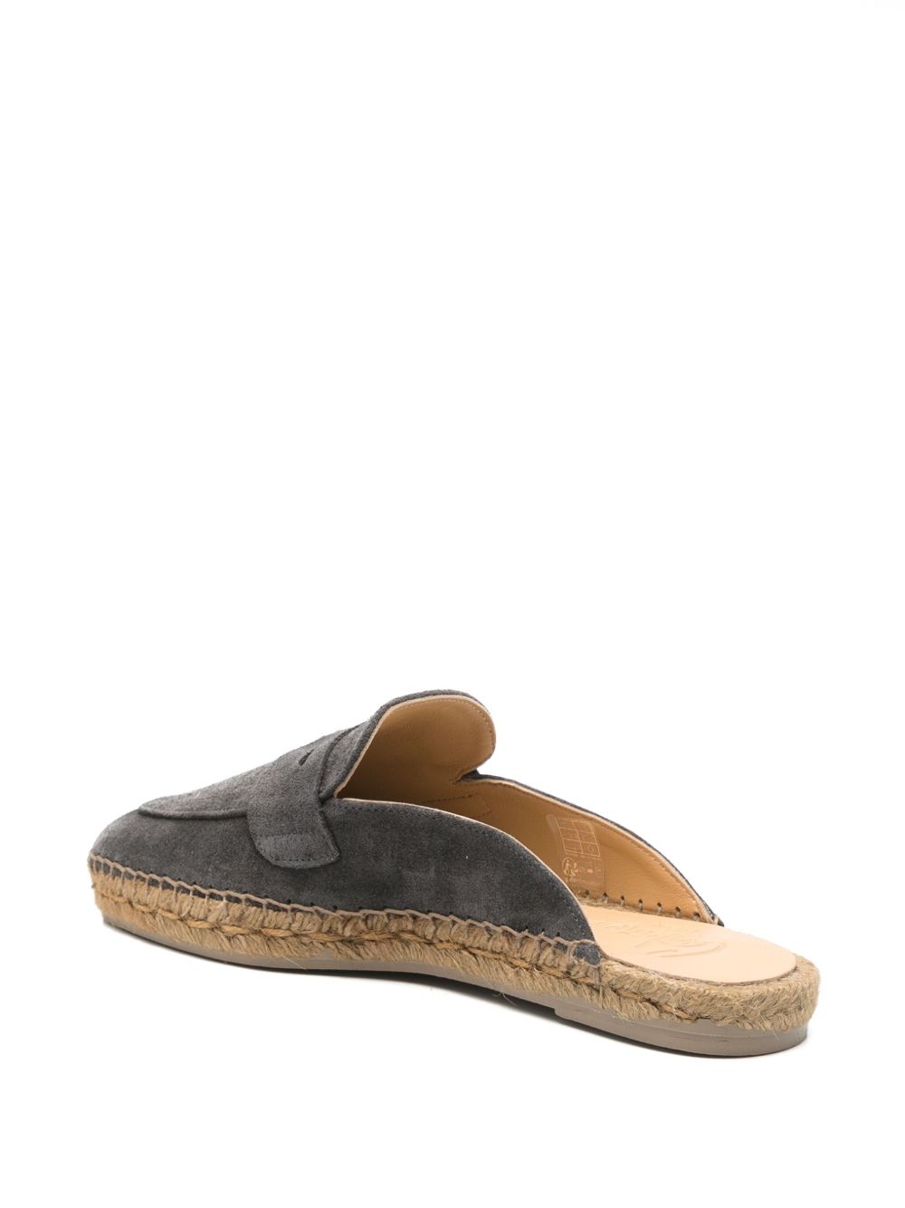 Castaner Espadrille Flats In Grey