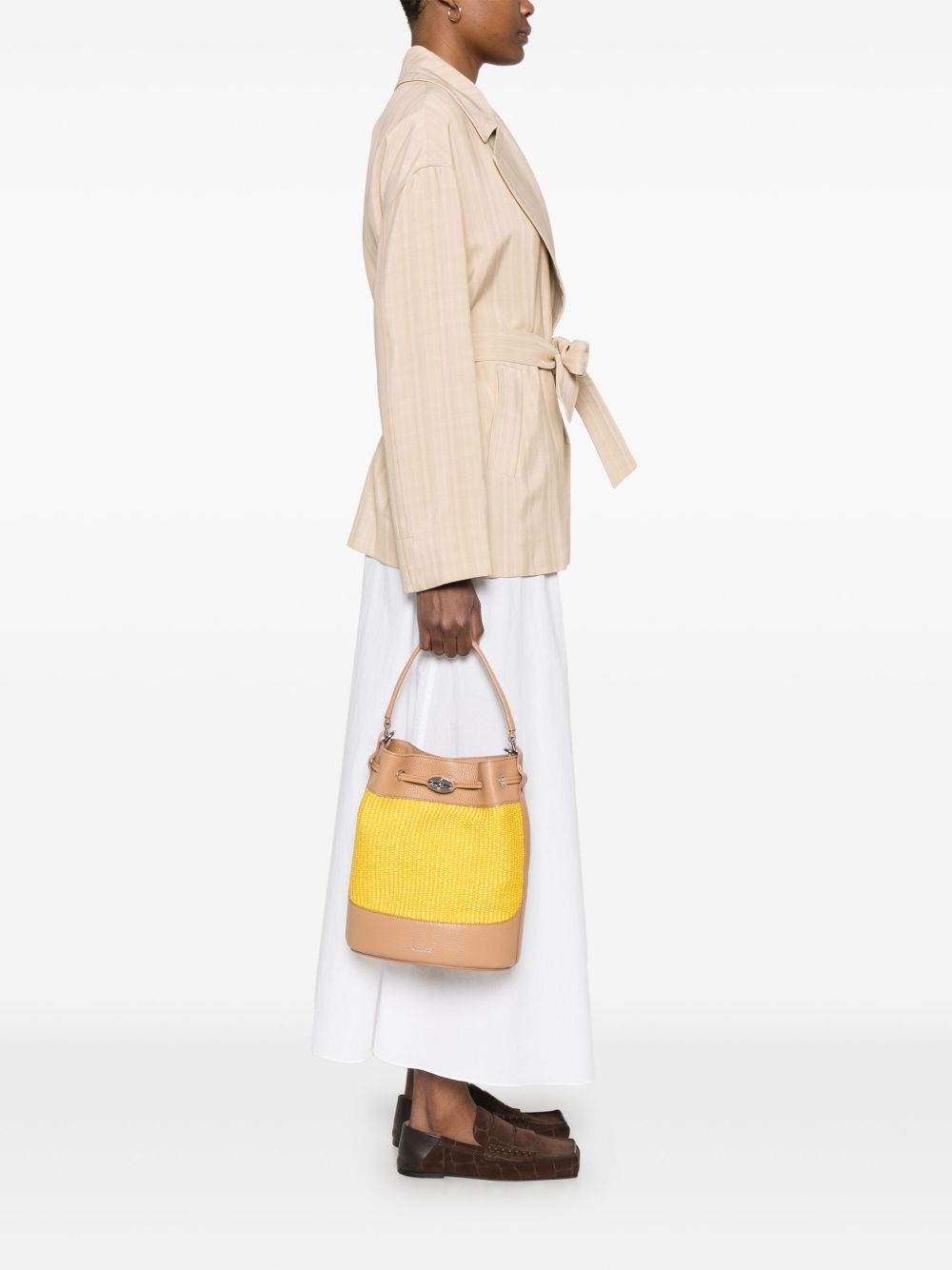 Zanellato Bucket Bag In Yellow