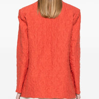 Harris Wharf London Single Breasted Jacket In Orange