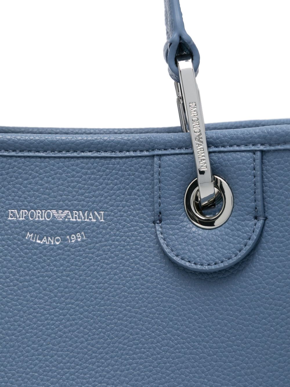 Emporio Armani Faux Leather Shopper Bag