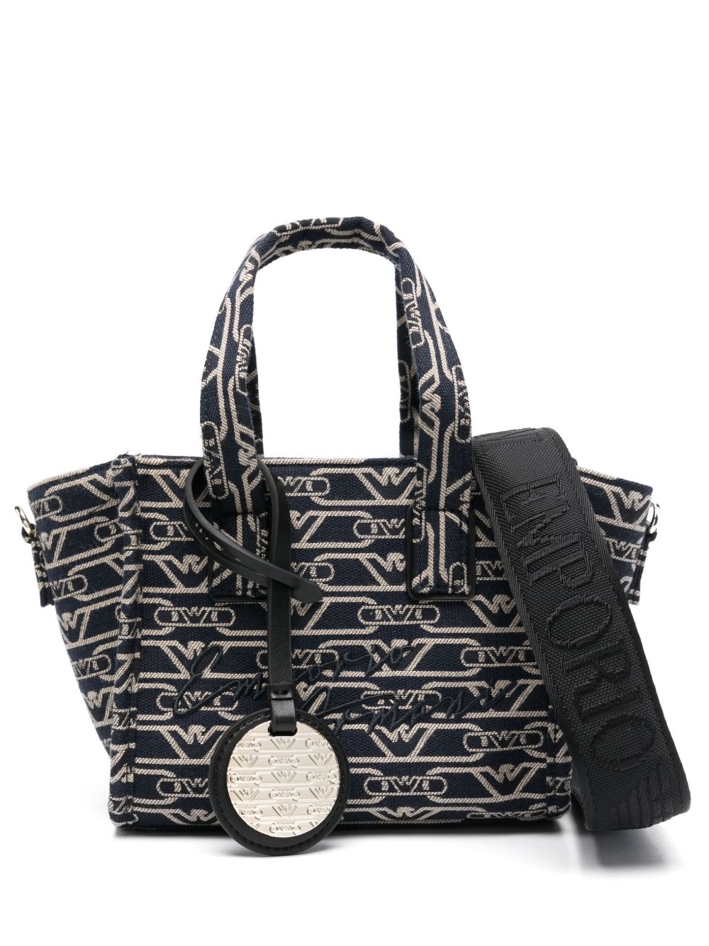 Emporio Armani Jacquard Shopper Bag