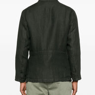 Boglioli Linen Jacket In Green