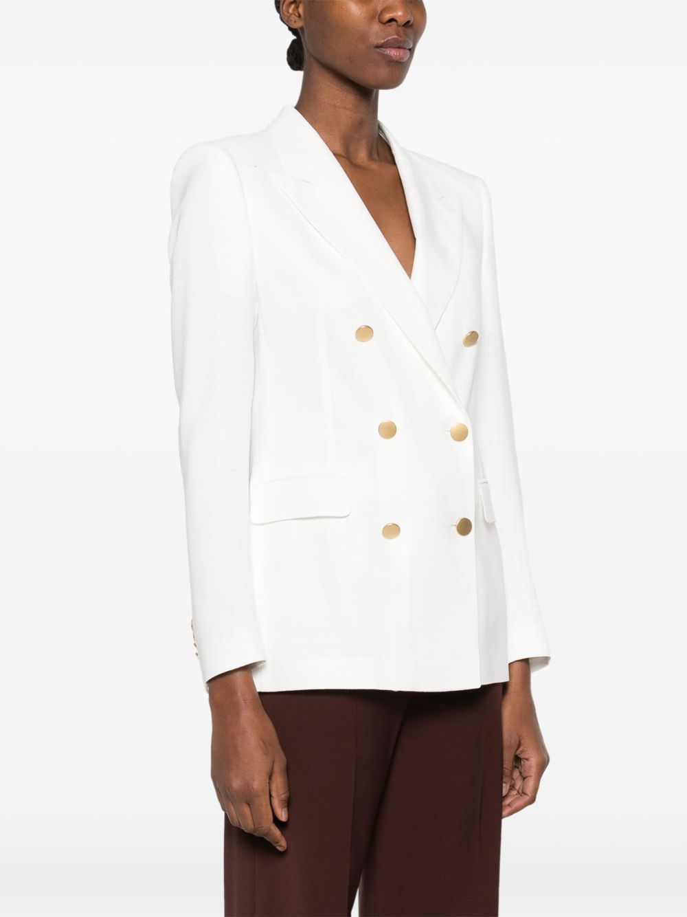 Tagliatore Double-breasted Jacket White