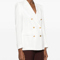 Tagliatore Double-breasted Jacket White