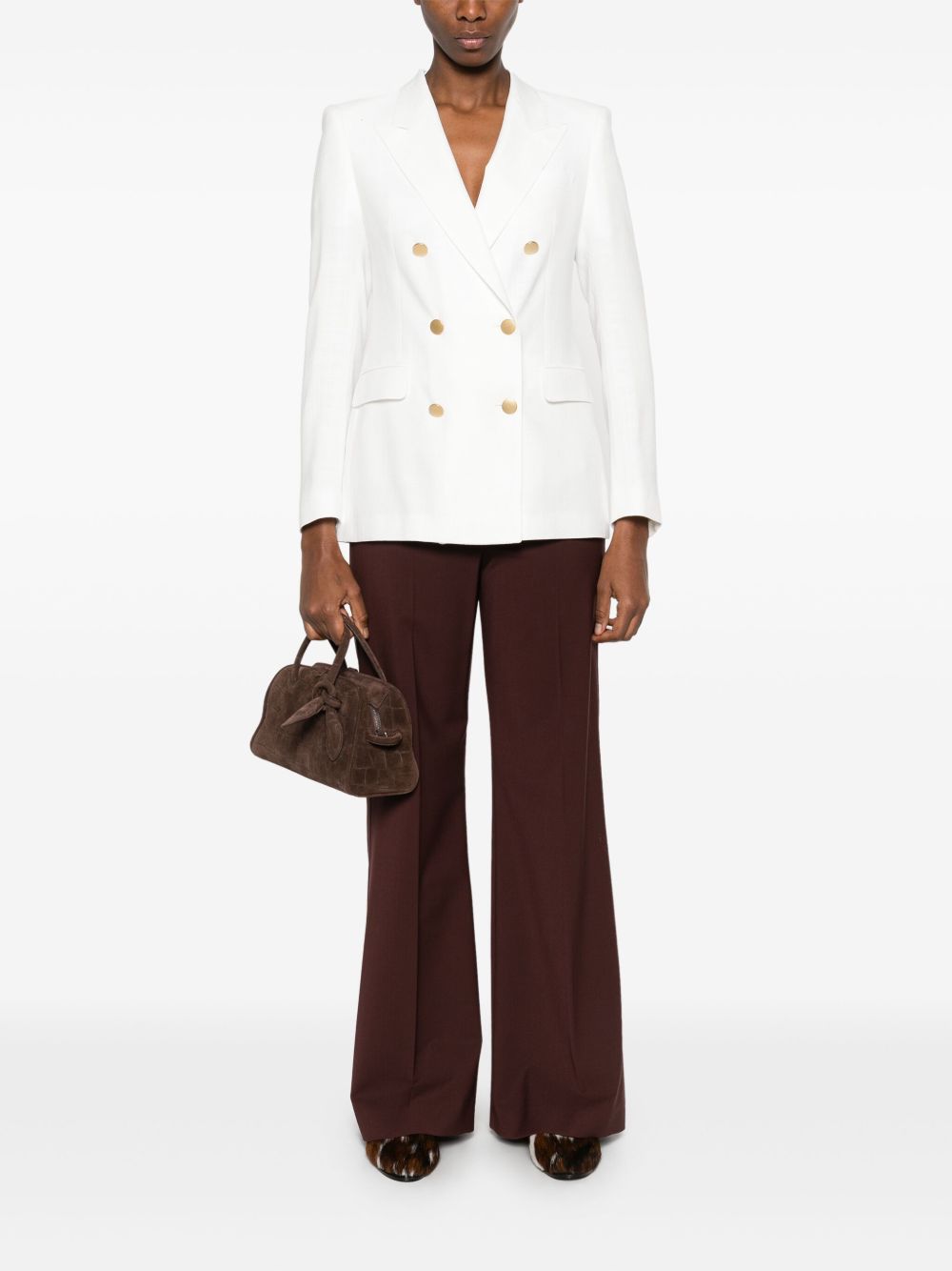 Tagliatore Double-breasted Jacket White