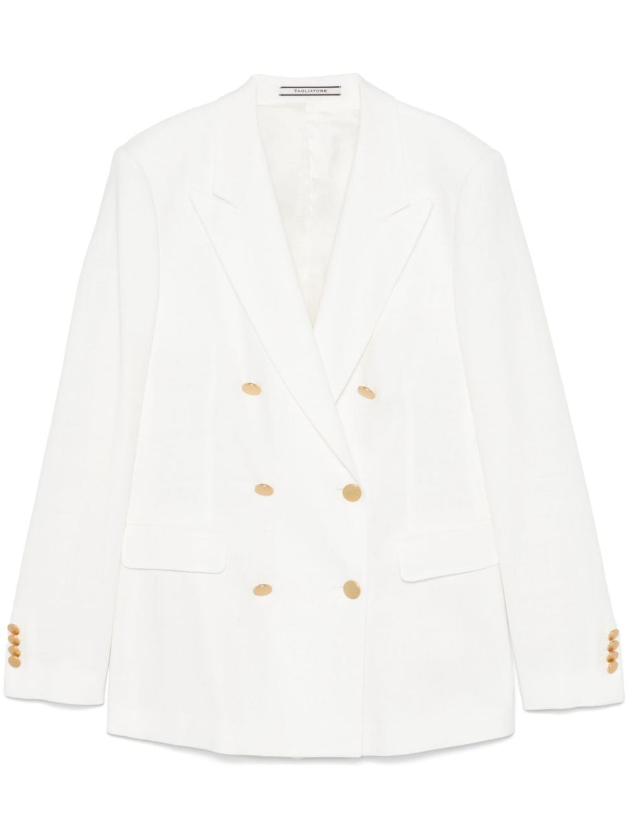 Tagliatore Double-breasted Jacket White