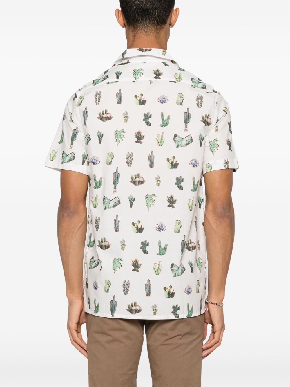 Paul Smith Printed Shirt In White