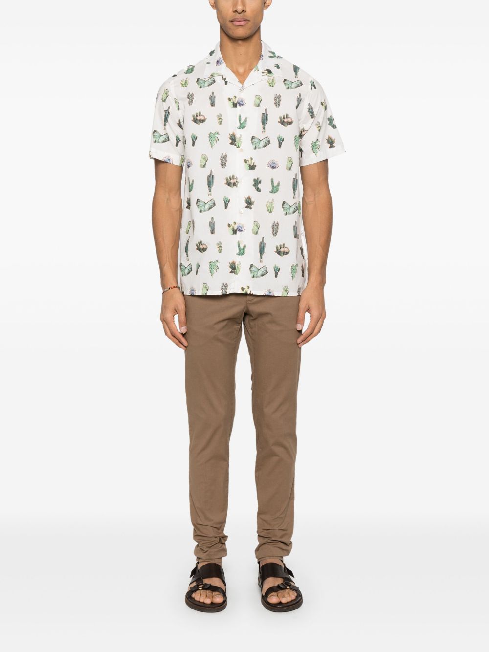Paul Smith Printed Shirt In White