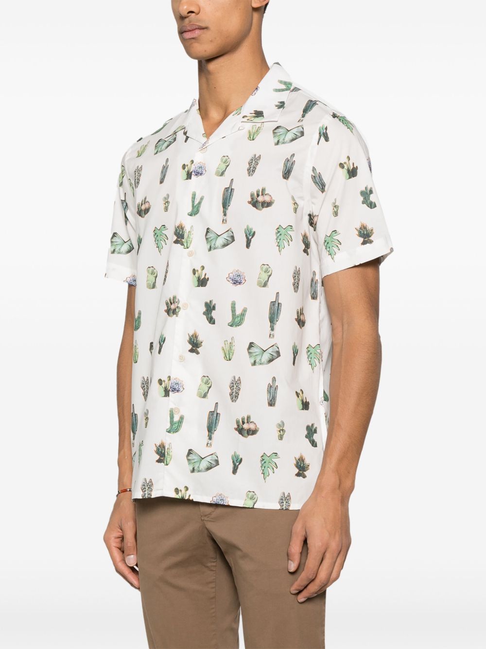 Paul Smith Printed Shirt In White