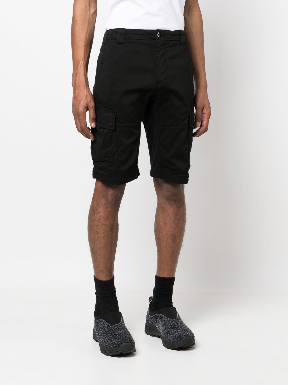 C.P. Company Cargo Shorts In Black