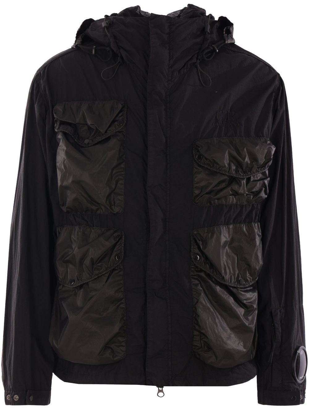 C.P. COMPANY Nylon Goggle Jacket In Black