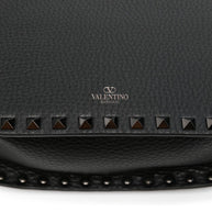 Valentino Garavani Rockstud Leather Hobo Bag