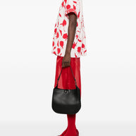 Valentino Garavani Rockstud Leather Hobo Bag