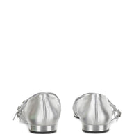 CAREL PARIS Eloise Ballet Flats In Silver