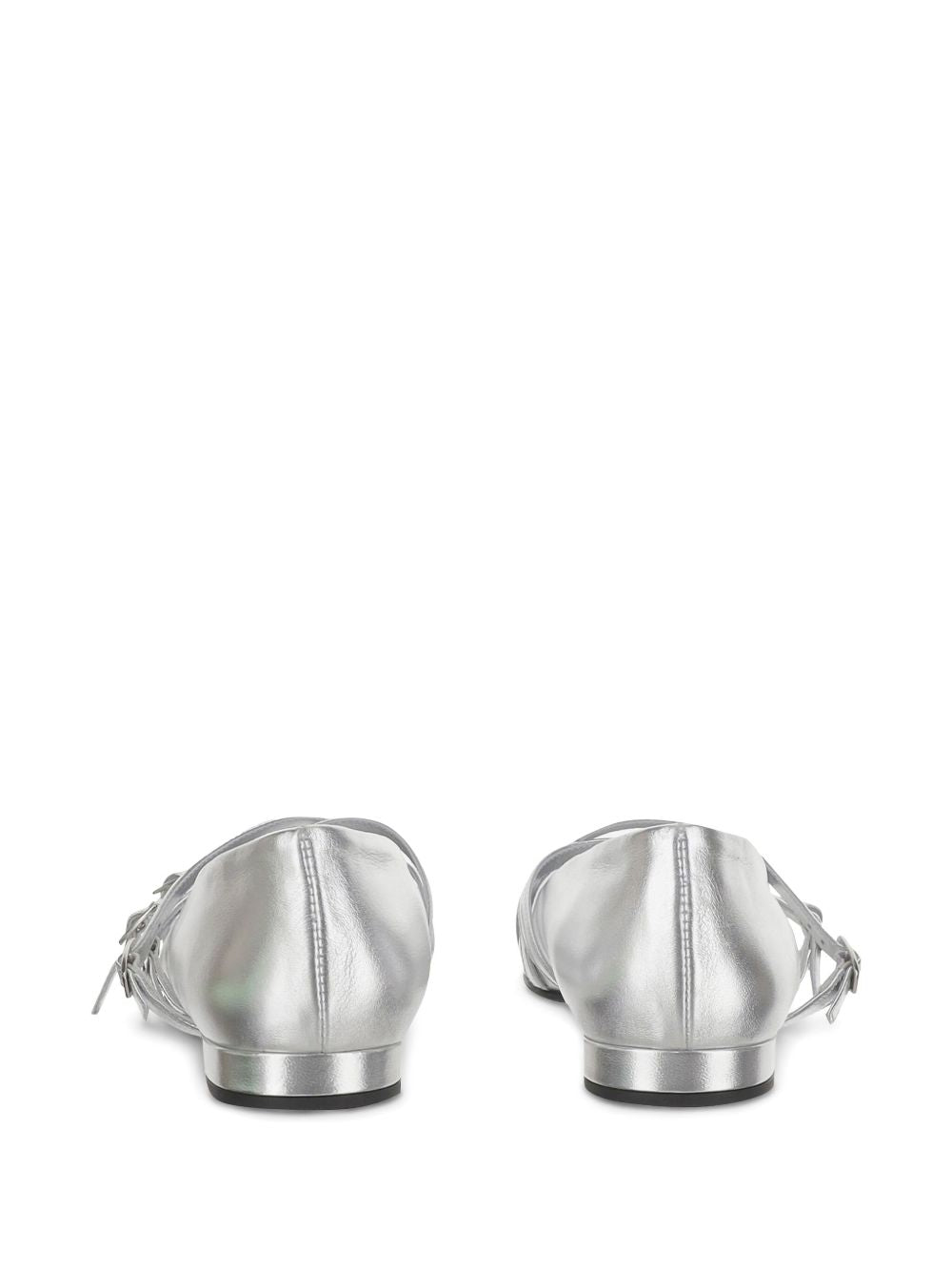 CAREL PARIS Eloise Ballet Flats In Silver