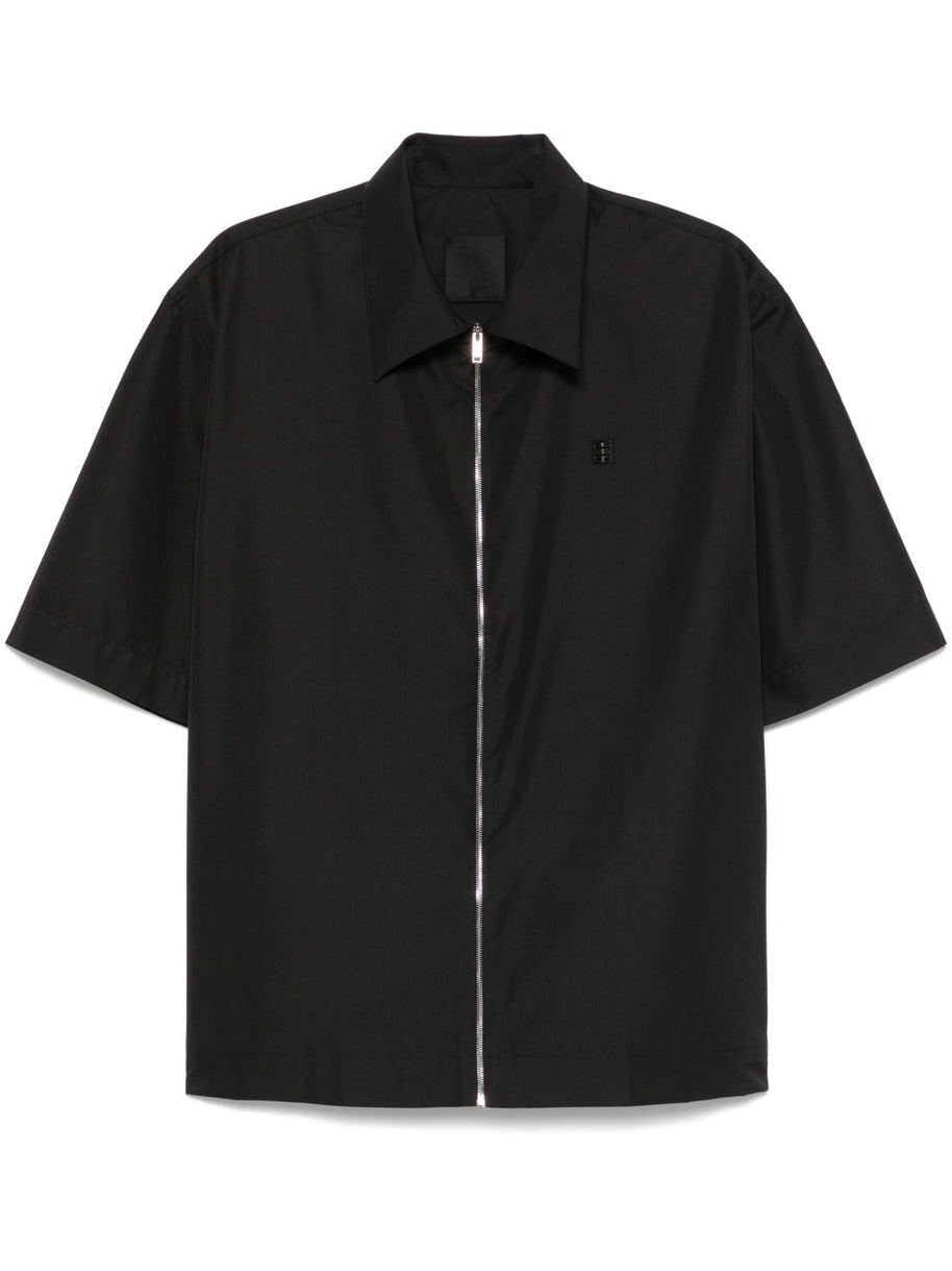 Givenchy Zipped shirt with 4G detail in Black
