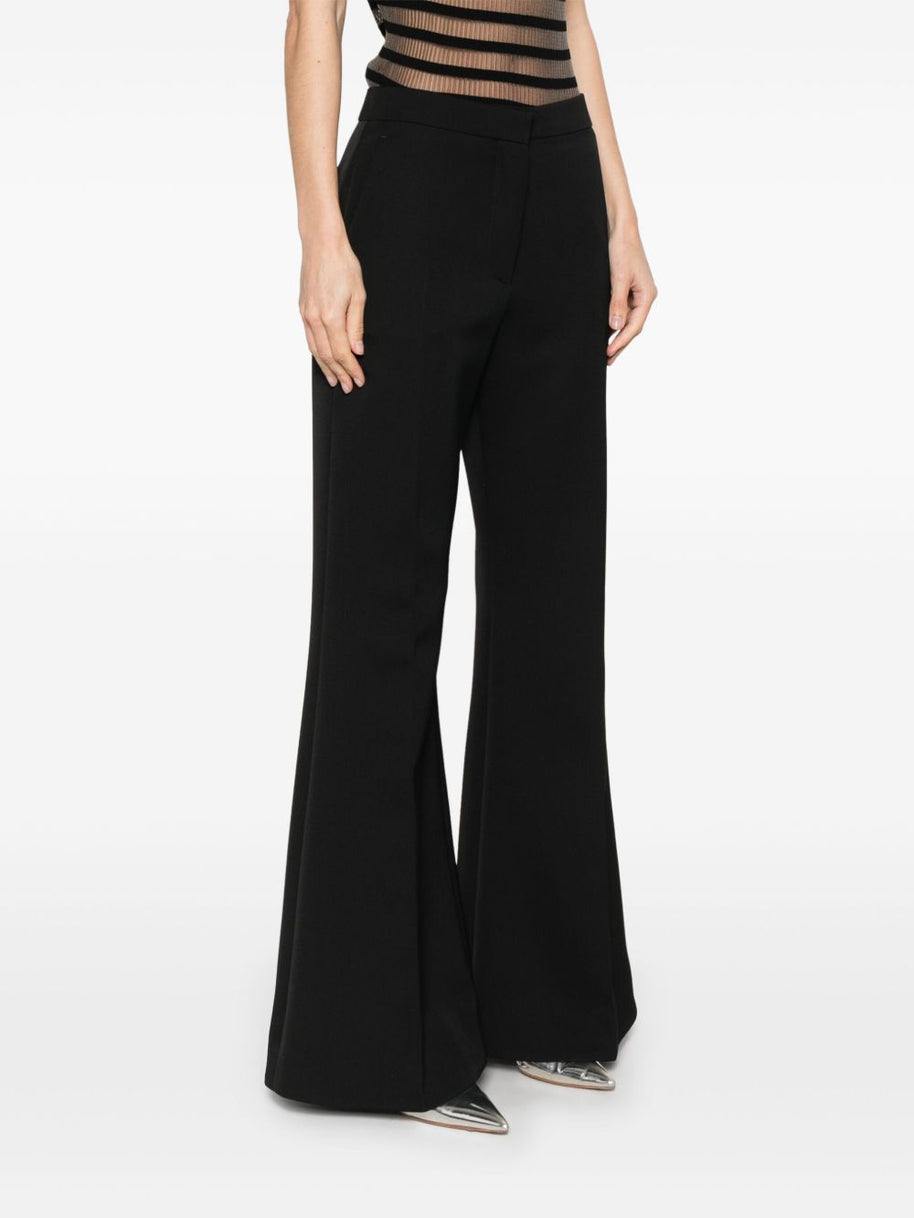 Givenchy Wool Flared Trousers - Black