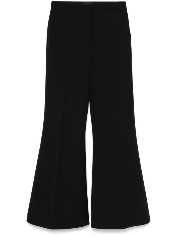 Givenchy Wool Flared Trousers - Black