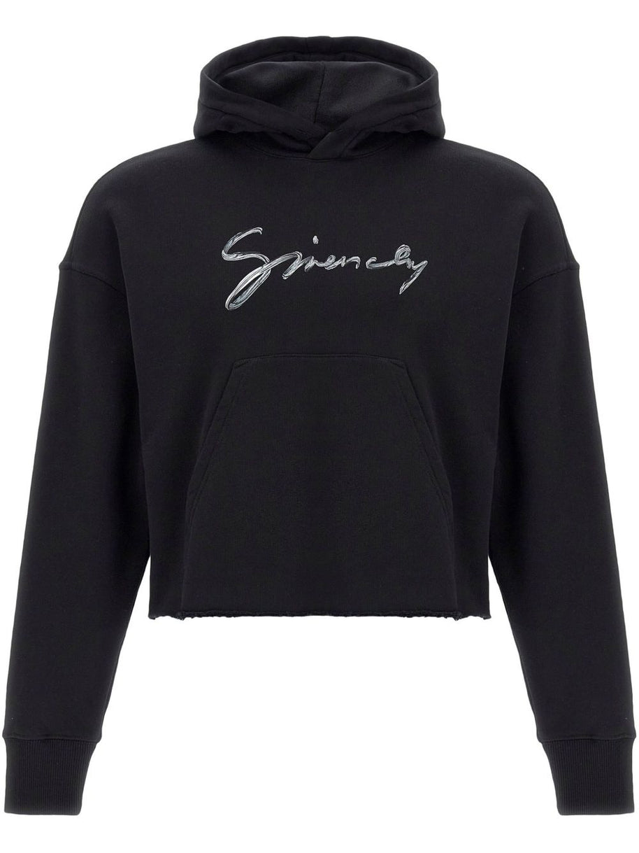 Givenchy Hooded Sweatshirt In Black