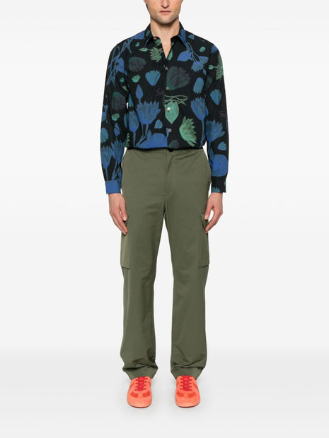 PS By Paul Smith Cotton Shirt In Blue