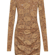 Dolce & Gabbana Short Floral Lace Dress