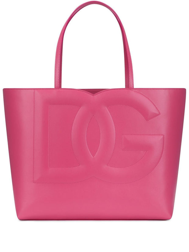 Dolce & Gabbana DG Logo Medium Shopping Bag - Pink