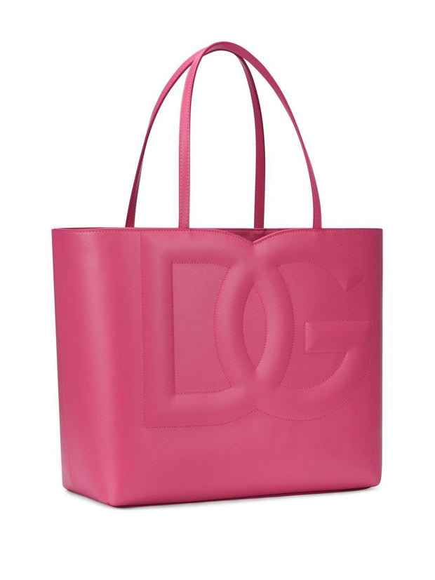 Dolce & Gabbana DG Logo Medium Shopping Bag - Pink