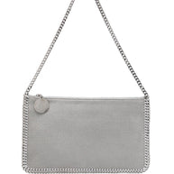 Stella McCartney Falabella Clutch Bag - Light Grey