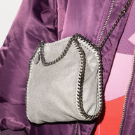 Stella McCartney Falabella Tiny Crossbody Bag - Grey