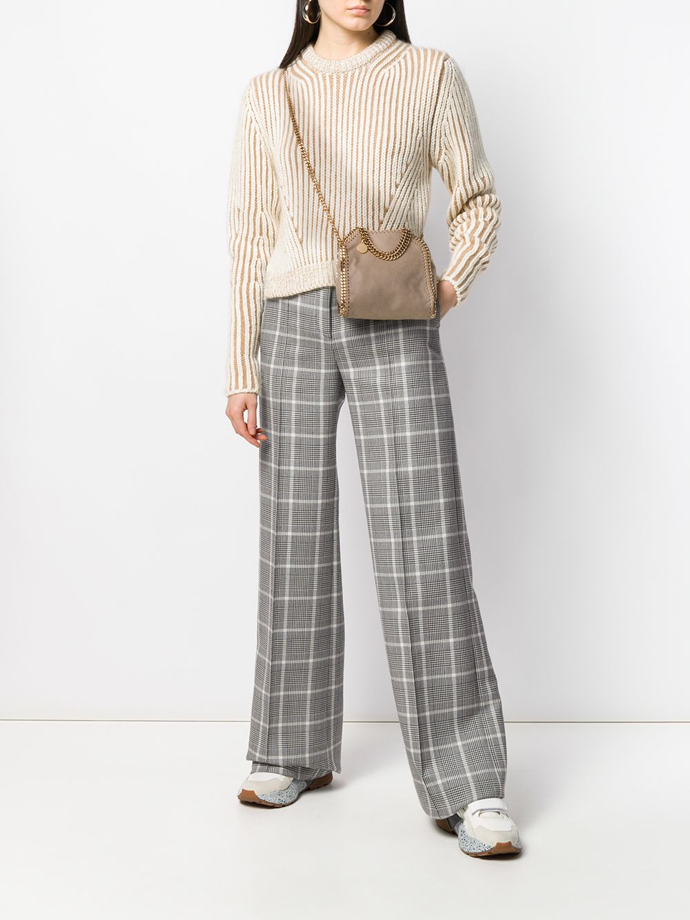 Stella McCartney Falabella Tiny Crossbody Bag - Beige