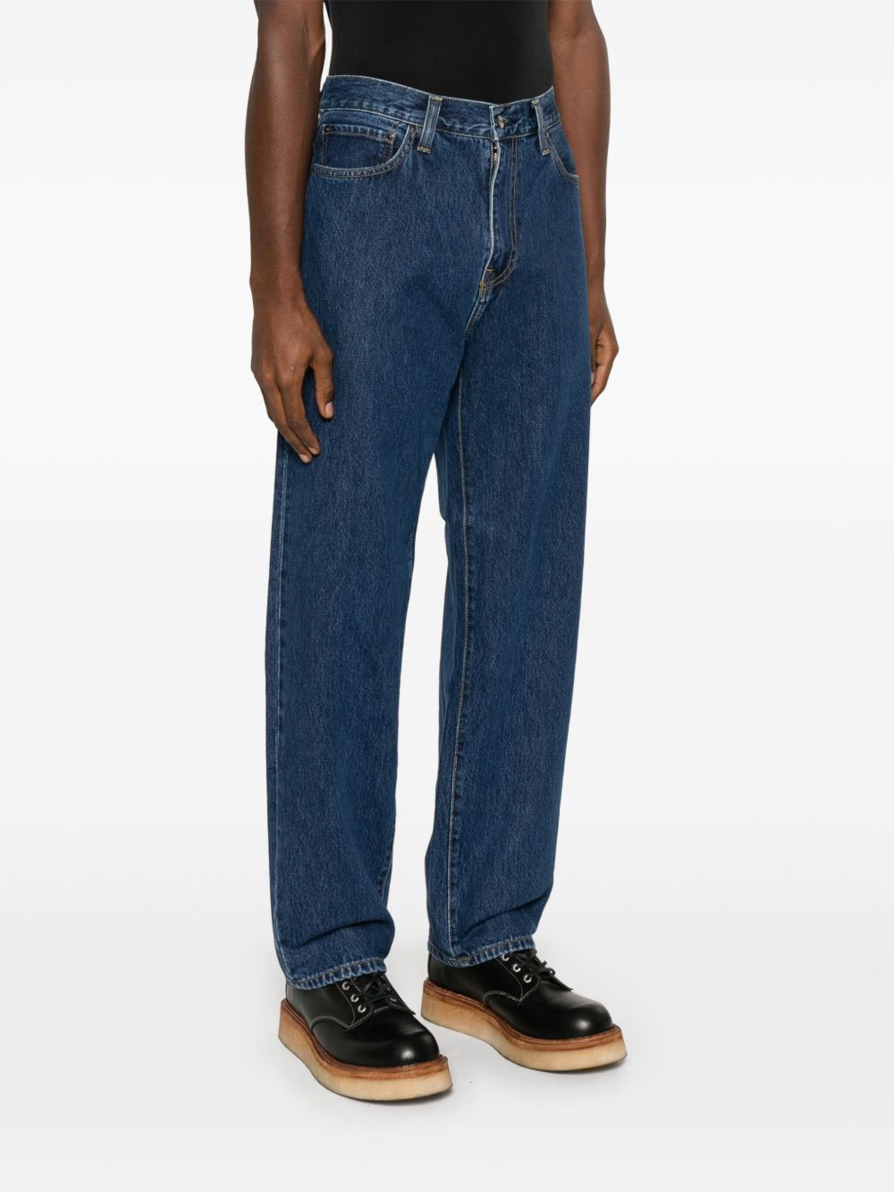 CARHARTT WIP MAIN Straight Leg Jeans In Blue