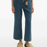 JIL SANDER PLUS Denim Wide Leg Jeans - Blue