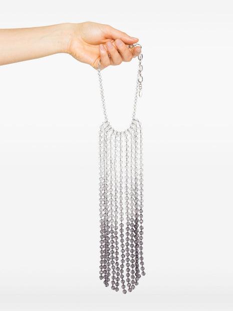 EMPORIO ARMANI EXCLUSIVE Beaded Necklace In Grey