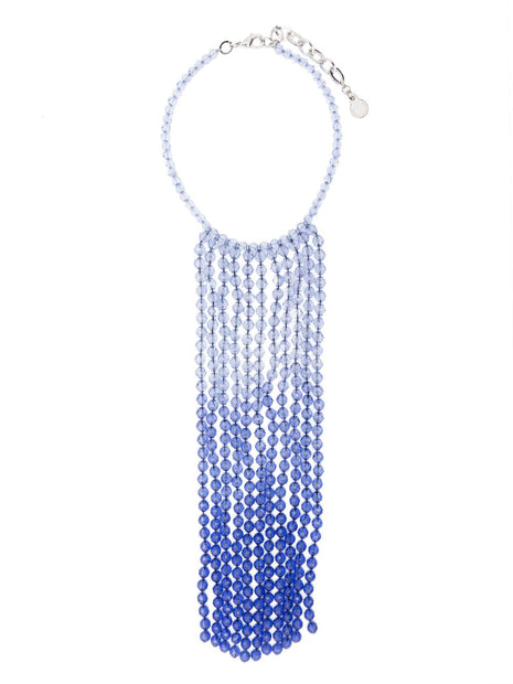 EMPORIO ARMANI EXCLUSIVE Beaded Necklace In Blue